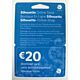 Carte de Téléchargement  Silhouette 20 € 