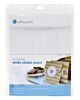 8 feuilles blanches adhésives imprimables