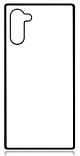 1 Coque Rigide Samsung Note 10