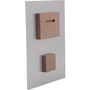 Fixation en bois pour plaque ChromaLuxe