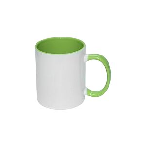 Mug bicolore banc et vert