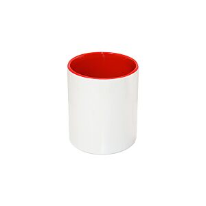 12 Pots à crayons sublimables Rouge - BLISS