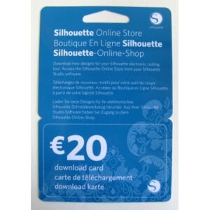 Carte de Téléchargement  Silhouette 20 € 