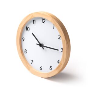 1 HORLOGE MURALE EN BAMBOU KARPE