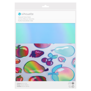 8 FEUILLES ADHESIVES IMPRIMABLES IRIDESCENT