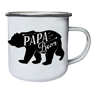  Mug en Acier Emaillé Vintage 10 oz